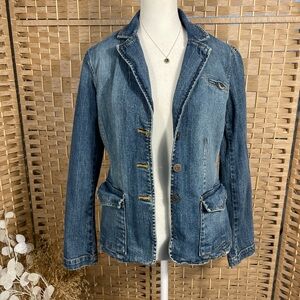 Women's Denim Blazer Jacket New York & Company